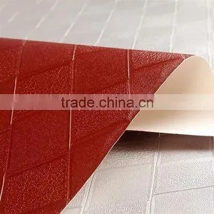 Leather Effect Vinyl Wallpaper for Restaurant Decoration thumbnail-1