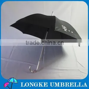 24" Promotional Umbrella Black Color Aluminum Umbrella for Advertsing thumbnail-2