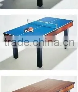 6' Factory Prize Classic Stylish 2 in 1 Multi Games Table. Air Hockey Table, Pool Table thumbnail-1