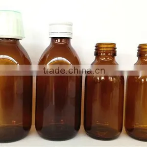 30ml-125ml-500ml Amber Glass Bottles For Syrup/Oil DIN28 or PP28 Neck thumbnail-4