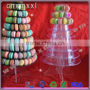 PET Plastic Macaron Tower High Quality Macaron Stand thumbnail-1