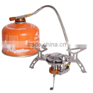 Outdoor Cooking Camping Gas Stove Mini Foldable Stainless Steel Gas Stove Furnace Split Type Butane Propane Burner thumbnail-1