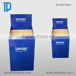 Custom Cardboard Dum Bin Display & Paper Dum Bin Display Stands thumbnail-4