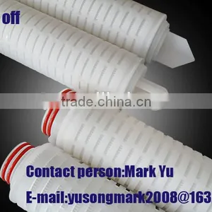 0.22 Micron Nylon Pleated Cartridge Filters Used for Food and Beverage thumbnail-6
