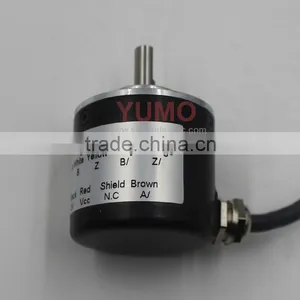 YUMO ISC3806 360PPR 5V YUMO ISC3806 500PPR 5V CNC System Solid Shaft Encoder Optical Price Incremental Rotary Encoder thumbnail-4