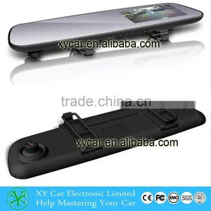 2.7 Inch 720p Manual Rear View Mirror Monitor Car Camera hd Dvr XY-9627 thumbnail-3