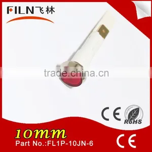 Waterproof Plastic 10mm Blue Color 12VDC LED Signal Lamp for Oven thumbnail-3