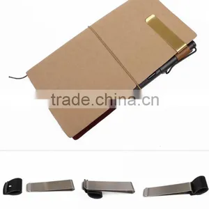 Midori Travel Money Clip Wallets for Men With Leather Sheath thumbnail-1