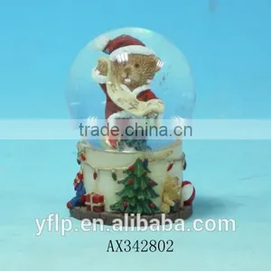 Polyresin Teddy Beer Snow Globe, Christmas Style's Gift thumbnail-2