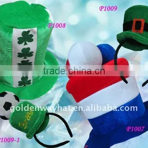 2012 Fashion Adult Green Felt Party Hat thumbnail-1