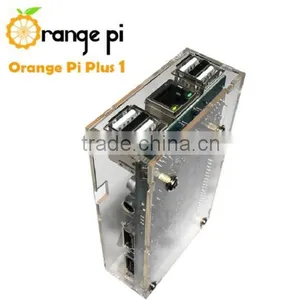 Wholesale Acrylic Transparent Orange Pi Case Suitable for Plus Not for Raspberry Pi thumbnail-3