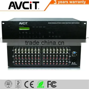 16 in 16 Out Audio Composite Video Routing Switcher thumbnail-1