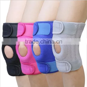 High Quality Comfortable Neoprene Waterproof Knee Support Brace Four Springs Knee Guard thumbnail-4
