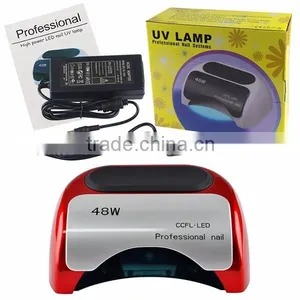 Factory Wholesale Price Finger Led Nail Machine Fast Curing Time 48w Ccfl uv Nail Lamp thumbnail-4