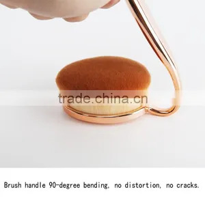 10pcs Oval Make up Brush Cosmetic, Tooth Brush Make up Set thumbnail-6