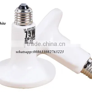 Ceramic Heat Emitter 220-230V Heating Lamp White For Heating/Chicken Coops/Brooding/Grow Heater Light Bulbs thumbnail-3