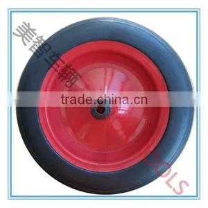 14x3 Solid Rubber Wheel With 200mm Long Hub on One Side thumbnail-2