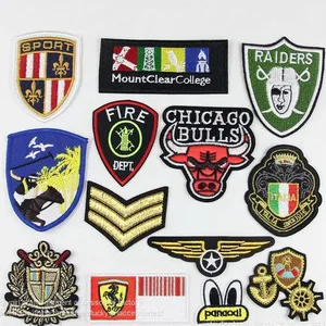 Golden Ventor Hot Selling Textile 3d Embroidery Patch for Hip Hop t Shirt thumbnail-1