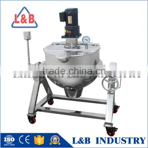 Wenzhou Tilting Porridge Making Machine, Gas Jacketed Kettle, Tilting Machine thumbnail-1