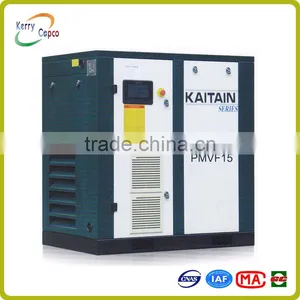 PMVF15 15kw Silent Eco Permanent Magnet Variable Frequency Screw Air Compressor for Industrial thumbnail-1