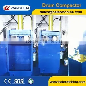 Wanshida Y82-25 Hydraulic Waste Oil Drum Crusher Compactor CE Certificate thumbnail-1