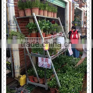 Hot Sales Display Danish Flower Trolley Cart With Pulling System thumbnail-1