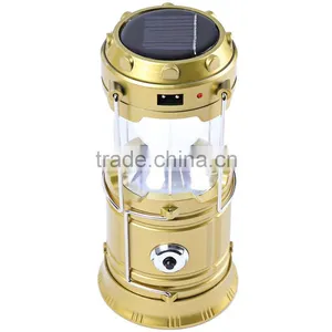 Black Super Bright Lightweight 7-LED Rechargeable Camping Lantern Torch Flashlight for Camping Hiking Cycling thumbnail-1