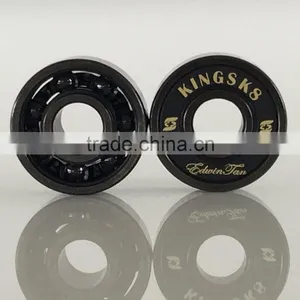 Skateboard Bearings Manufacturer of Kingsk8 Black Si3N4 Ceramic Ball Skateboard Bearings thumbnail-3