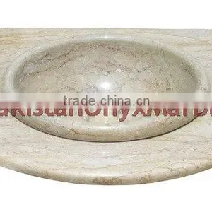 Natural Marble Stone/ Black and Gold Marble Vanity Tops, Michelangelo thumbnail-1