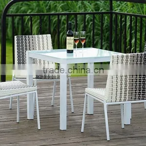 Outdoor Table With Chairs, Rattan Table With Chairs thumbnail-3