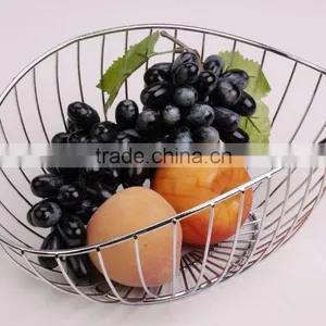 Metal Wire Fruit Basket,Kitchen Metal Fruit Rack Roundness Shape thumbnail-2