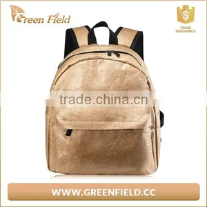 New Design Custom Korean Fashionable Waterproof Tyvek Brown Travel Backpack thumbnail-2