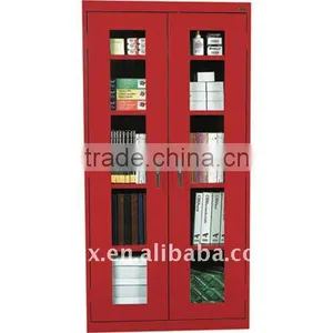 C8304 Steel Storage Cabinet - Clear View 36in.W x 18in.D x 72in.H thumbnail-1