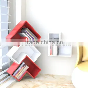 Wood Decorative Floating Wall Shelf Diy Type Aloe Vera Cube thumbnail-1