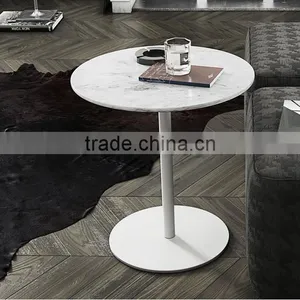 2015 New Design Marble Top Metal Base Round Coffee Table thumbnail-1