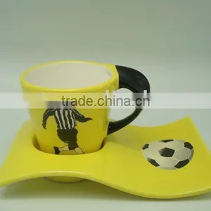 Ceramic Mug Football Shape thumbnail-1