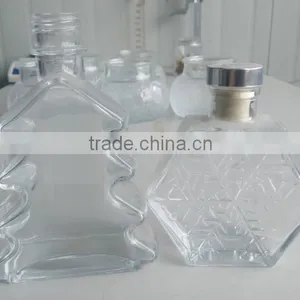 150ml 200ml 300ml New Design Snow Glass Diffuser Bottle With Reed thumbnail-2