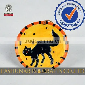 Cat Relief Ceramic Wall Hanging Decorative Plates For Wall Hanging thumbnail-1