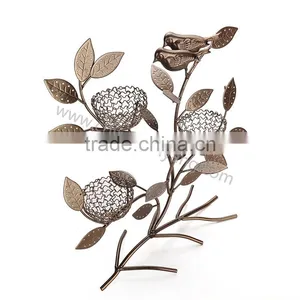 Metal Jewelry Tree Display Stand With 3 Bird Nest thumbnail-3