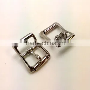Zinc Alloy Center Bar Buckle With Lockable Prong, Nickel Plate, Buckle for Strap thumbnail-3