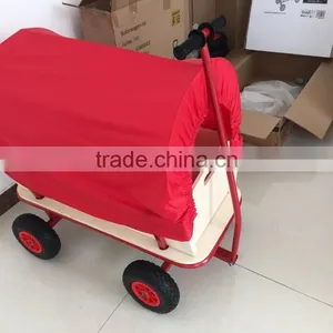 Wooden Hand Cart , Wagon Garden Cart for Kids TC1812 thumbnail-1