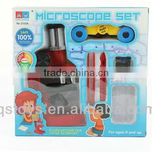 300X Microscope With Telescope Toys Funny Micrscope Intellect Toys thumbnail-1