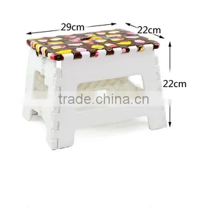 Cute Printing Plastic Stool for Children thumbnail-2