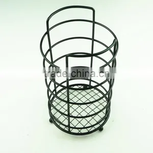 43002 Steel Wire Sink Basket Cutlery Holder Cooking Utensils Storage Kitchen Rack thumbnail-5