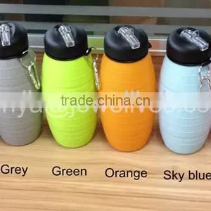 Silicon Collapsible Water Bottle With Various Colors and Capacity thumbnail-3