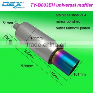 Racing Spare Automotive Part Exhaust System Universal Muffler Performance thumbnail-1
