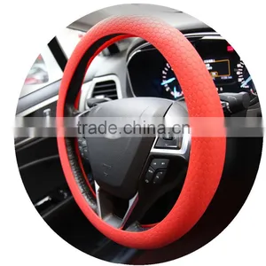 New Styles Beautiful Custom Car Silicone Steering Wheel Cover thumbnail-4
