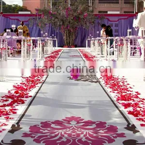 Party Decorative Carpet Runner/factory Hot Sale Decorative White Wedding Runner/wedding Carpet/mat Exhib thumbnail-5