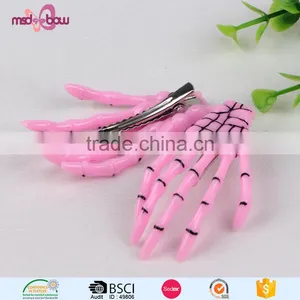 Personalized Design Multi-color Hand Bone Hair Clip for Girls thumbnail-1