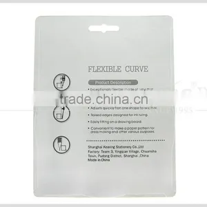 Kearing Flexible Curve Ruler 30cm&12 Inch Length for Curve Line Drawing Measuring Tape Blue & Red Ruler Colour #KF30 thumbnail-3